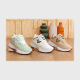 حذاء سنيكرز بناتى فوندي جلد إسكاي مستورد ونعل PVC حقن الوان متعددة جميع المواسم من بيكو - a-6753