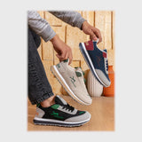 حذاء سنيكرز رجالى فوندي جلد إسكاي مستورد ونعل PVC حقن الوان متعددة جميع المواسم من بيكو - b-12010