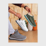 حذاء سنيكرز رجالى فوندي جلد إسكاي مستورد ونعل PVC حقن الوان متعددة جميع المواسم من بيكو - b-12029