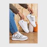 حذاء سنيكرز رجالى فوندي جلد إسكاي مستورد ونعل PVC حقن الوان متعددة جميع المواسم من بيكو - b-13002