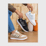 حذاء سنيكرز رجالى فوندي جلد إسكاي مستورد ونعل PVC حقن الوان متعددة جميع المواسم من بيكو - b-13003