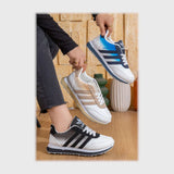 حذاء سنيكرز حريمى فوندي جلد إسكاي مستورد ونعل PVC حقن الوان متعددة جميع المواسم من بيكو - b-15028