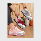 حذاء سنيكرز حريمى فوندي جلد إسكاي مستورد ونعل PVC حقن الوان متعددة جميع المواسم من بيكو - b-15033