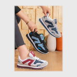 حذاء سنيكرز حريمى فوندي جلد إسكاي مستورد ونعل PVC حقن الوان متعددة جميع المواسم من بيكو - b-15034