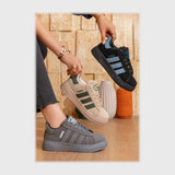 حذاء سنيكرز حريمى فوندي جلد إسكاي مستورد ونعل PVC حقن الوان متعددة جميع المواسم من بيكو - b-16016