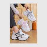 حذاء سنيكرز حريمى فوندي جلد إسكاي مستورد ونعل PVC حقن الوان متعددة جميع المواسم من بيكو - b-190