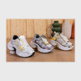 حذاء سنيكرز بناتى فوندي جلد إسكاي مستورد ونعل PVC حقن الوان متعددة جميع المواسم من بيكو - b-207