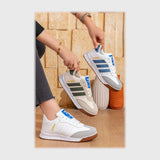 حذاء سنيكرز حريمى فوندي جلد إسكاي مستورد ونعل PVC حقن الوان متعددة جميع المواسم من بيكو - b-7025