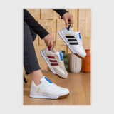 حذاء سنيكرز حريمى فوندي جلد إسكاي مستورد ونعل PVC حقن الوان متعددة جميع المواسم من بيكو - b-7030