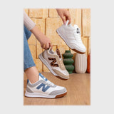 حذاء سنيكرز حريمى فوندي جلد إسكاي مستورد ونعل PVC حقن الوان متعددة جميع المواسم من بيكو - b-7330