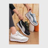 حذاء سنيكرز حريمى فوندي جلد إسكاي مستورد ونعل PVC حقن الوان متعددة جميع المواسم من بيكو - b-7473