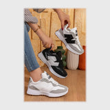 حذاء سنيكرز حريمى فوندي جلد إسكاي مستورد ونعل PVC حقن الوان متعددة جميع المواسم من بيكو - b-7844