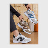 حذاء سنيكرز حريمى فوندي جلد إسكاي مستورد ونعل PVC حقن الوان متعددة جميع المواسم من بيكو - b-7860