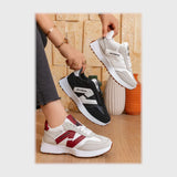 حذاء سنيكرز حريمى فوندي جلد إسكاي مستورد ونعل PVC حقن الوان متعددة جميع المواسم من بيكو - b-7864