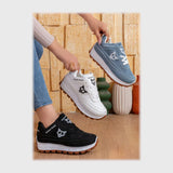 حذاء سنيكرز حريمى فوندي جلد إسكاي مستورد ونعل PVC حقن الوان متعددة جميع المواسم من بيكو - b-7907