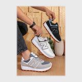 حذاء سنيكرز رجالى فوندي جلد إسكاي مستورد ونعل PVC حقن الوان متعددة جميع المواسم من بيكو - b-8214