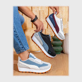 حذاء سنيكرز رجالى فوندي جلد إسكاي مستورد ونعل PVC حقن الوان متعددة جميع المواسم من بيكو - b-8430