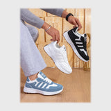 حذاء سنيكرز رجالى فوندي جلد إسكاي مستورد ونعل PVC حقن الوان متعددة جميع المواسم من بيكو - b-8810