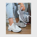 حذاء سنيكرز رجالى فوندي جلد إسكاي مستورد ونعل PVC حقن الوان متعددة جميع المواسم من لابتوب - b26