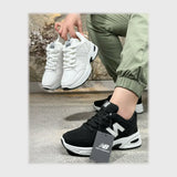 حذاء سنيكرز حريمى فوندي جلد إسكاي مستورد ونعل PVC حقن الوان متعددة جميع المواسم من لابتوب - b29