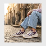 حذاء سنيكرز حريمى فوندي إسكاي مستورد ونعل PVC حقن الوان متعددة جميع المواسم من جاست - b43