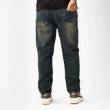 بنطلون بوي فريند رجالي جينز رباعية قطن 100% زيتي جميع المواسم من إيجي وير جينز - bfm01-457-olive