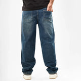 بنطلون وايد ليج رجالي جينز رباعية قطن 100% كحلي زيتي جميع المواسم من إيجي وير جينز - bgm010-472-olive blue