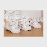 حذاء سنيكرز اطفالى فوندي جلد إسكاي مستورد ونعل PVC حقن الوان متعددة جميع المواسم من إس آند كيه يويو ميكس - c-1022air