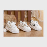 حذاء سنيكرز اطفالى فوندي جلد إسكاي مستورد ونعل PVC حقن الوان متعددة جميع المواسم من إس آند كيه يويو ميكس - c-1079bn