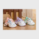 حذاء سنيكرز اطفالى فوندي جلد إسكاي مستورد ونعل PVC حقن الوان متعددة جميع المواسم من إس آند كيه يويو ميكس - c-307nbs2