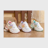 حذاء سنيكرز اطفالى فوندي جلد إسكاي مستورد ونعل PVC حقن الوان متعددة جميع المواسم من إس آند كيه يويو ميكس - c-324nbs2