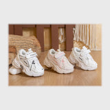 حذاء سنيكرز اطفالى فوندي جلد إسكاي مستورد ونعل PVC حقن الوان متعددة جميع المواسم من إس آند كيه يويو ميكس - c-379