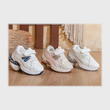 حذاء سنيكرز اطفالى فوندي جلد إسكاي مستورد ونعل PVC حقن الوان متعددة جميع المواسم من إس آند كيه يويو ميكس - c-391nm