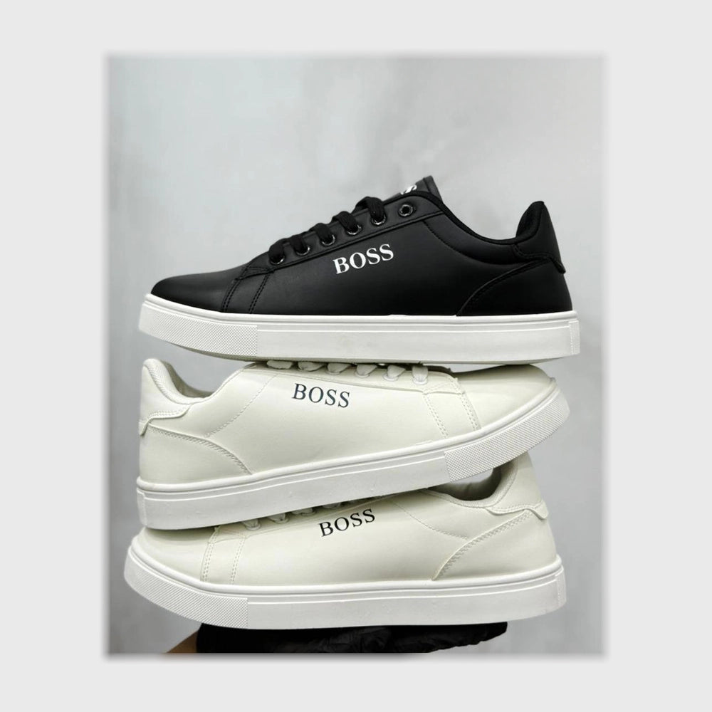 حذاء سنيكرز رجالي مقاس خاص فوندي جلد إسكاي مستورد ونعل PVC حقن الوان متعددة Stock Shoes من ستوك - ck-19