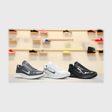 حذاء سنيكرز رجالى فوندي تريكو خيط مستورد ونعل PVC حقن ألوان متعددة جميع المواسم من كومفورت - cm178-3s