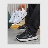 حذاء سنيكرز رجالى فوندي جلد إسكاي مستورد ونعل PVC حقن الوان متعددة جميع المواسم من لابتوب - d314