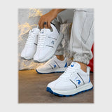 حذاء سنيكرز رجالى فوندي جلد إسكاي مستورد ونعل PVC حقن الوان متعددة جميع المواسم من لابتوب - d317