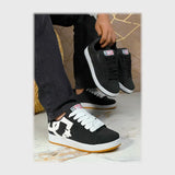 حذاء سنيكرز رجالى فوندي جلد إسكاي مستورد ونعل PVC حقن الوان متعددة جميع المواسم من لابتوب - d64