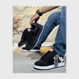 حذاء سنيكرز رجالى فوندي جلد إسكاي مستورد ونعل PVC حقن الوان متعددة جميع المواسم من لابتوب - d66