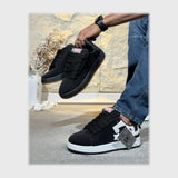 حذاء سنيكرز رجالى فوندي جلد إسكاي مستورد ونعل PVC حقن الوان متعددة جميع المواسم من لابتوب - d69