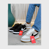 حذاء سنيكرز رجالى فوندي جلد إسكاي مستورد ونعل PVC حقن الوان متعددة جميع المواسم من لابتوب - d73