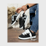 حذاء سنيكرز رجالى فوندي جلد إسكاي مستورد ونعل PVC حقن الوان متعددة جميع المواسم من لابتوب - d84