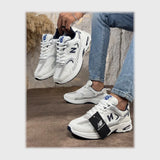 حذاء سنيكرز رجالى فوندي جلد إسكاي مستورد ونعل PVC حقن الوان متعددة جميع المواسم من لابتوب - f30