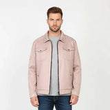 جاكيت شمواه مبطن فرو رجالي شمواه/فرو; روز