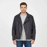 جاكيت شمواه رجالي فرو/شمواه; كحلي