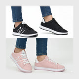 حذاء سنيكرز حريمى فوندي جلد إسكاي مستورد ونعل PVC حقن الوان متعددة جميع المواسم من الشماع - h-150-rs