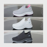 حذاء سنيكرز حريمى فوندي تريكو خيط مستورد ونعل PVC حقن الوان متعددة جميع المواسم من كيوكيو - h38202