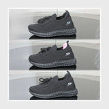 حذاء سنيكرز حريمى فوندي تريكو خيط مستورد ونعل PVC حقن الوان متعددة جميع المواسم من كيوكيو - he201-6