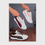 حذاء سنيكرز حريمى فوندي إسكاي مستورد ونعل PVC حقن الوان متعددة جميع المواسم من ان ستايل - k-119