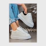 حذاء سنيكرز حريمى فوندي خيط مستورد ونعل PVC حقن الوان متعدده كل المواسم من باريس - k-3